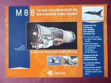 DOCUMENT PUB SNECMA M88 MILITARY AIRCRAFT ENGINE DASSAULT RAFALE C01