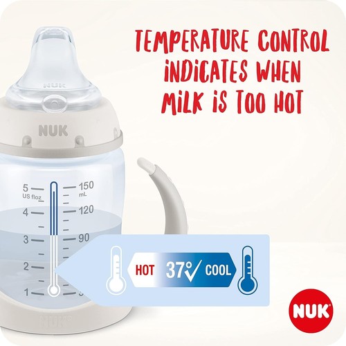 NUK First Choice / Sippy Cup / 6-18 Months / 150 ml / BPA-Free / White - Picture 2 of 8