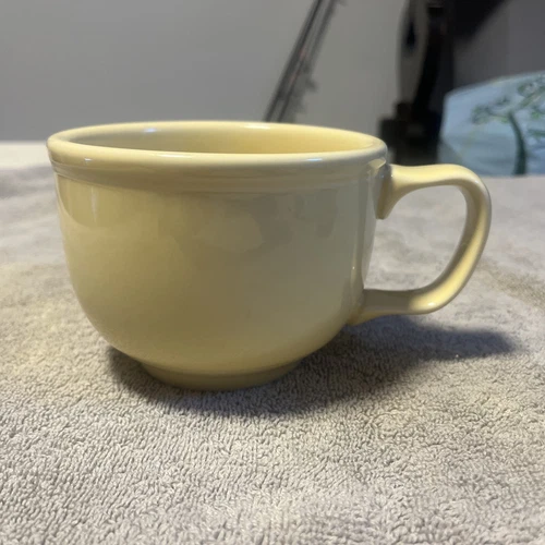 Fiesta Jumbo Cup Mug Homer Laughlin USA Yellow
