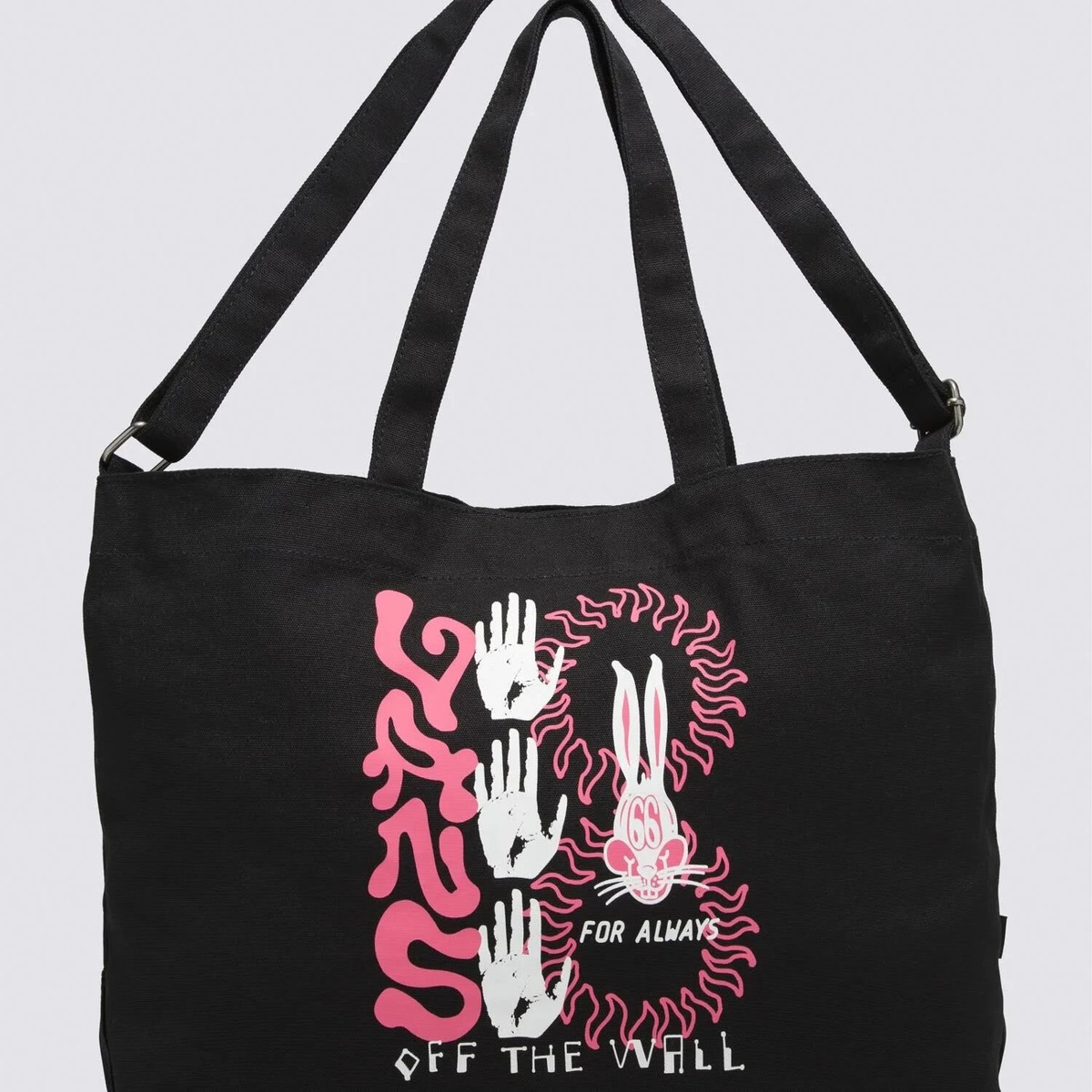 Vans Women's Black Multi Campus Tote Bag (VN000HE9BLK) - NWT