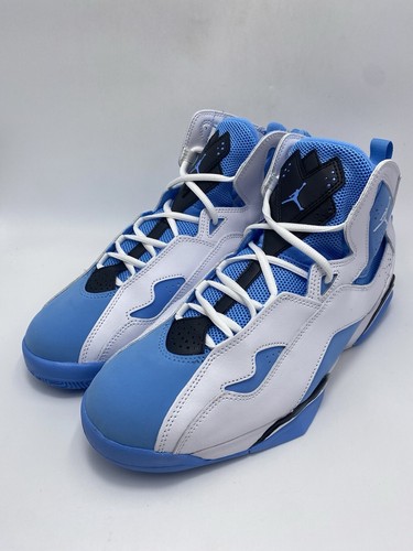 Nike Jordan True Flight White University Blue Black (342964 140) Men's Size 12 - Picture 4 of 7