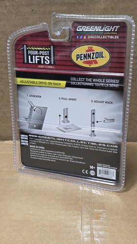 Greenlight Four Post Lifts Series 3 Pennzoil 16130-C 1/64 - Picture 2 of 2