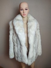 R.m. Taylor Co. Brightner Added Bluefox Thick Winter Fur Coat. See Measurements