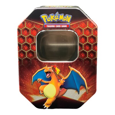 Pokémon TCG: Hidden Fates Charizard Metal Tin Empty No Cards
