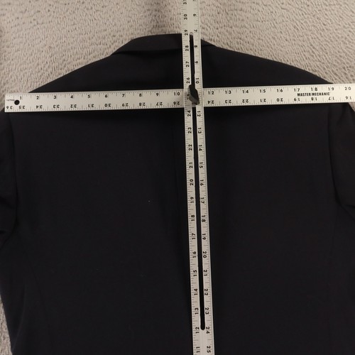 VTG Hopsack Jacket M Blue 100% Wool Blazer Sport Coat Evan Picone USA 40R - Picture 15 of 18