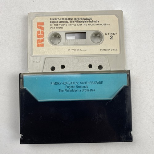 Rimsky-Korsakov ; Scheherazade - Eugene Ormandy - RCA 1973 - Cassette Tape - Picture 2 of 3