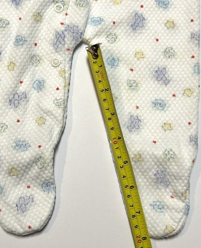 Vintage Gerber Airplane Stars White Sleeper 3-6 Month Boys - Picture 6 of 8