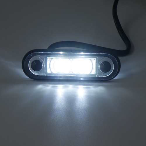 4x LED FLUSH FIT KELSA BAR MARKER LAMP LIGHT 12v 24v FOR TRUCK TRAILER VAN LORRY - Bild 2 von 10