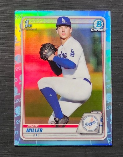 2020 Bowman Chrome / Bowman Draft Chrome Color and Serial #'d Refractors U Pick - Picture 4 of 5