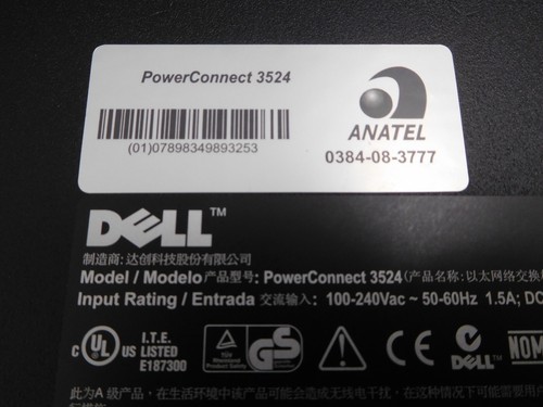 Dell PowerConnect 3524 P486K 24-Port 10/100 Managed Switch - Picture 10 of 10