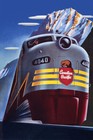 Travel Canadian Pacific 1950s Vintage Railroad Travel Wall Art - POSTER 20"x30"