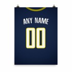 Indiana Pacers Jersey Print-Personalized Any NAME & NUMBER