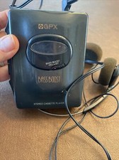 GPX C3034 Stereo Cassette Player With GPX Headphones. Bass Boost
