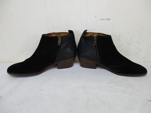 Madewell 1937 schwarze Wildleder-Stiefeletten mit Reißverschluss Damengröße 7 - Bild 4 von 11