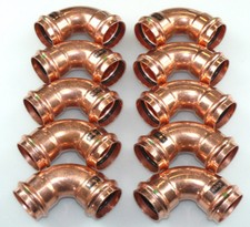 10 x VIEGA PROFIPRESS BOGEN 28 MM x 90° I.I SET PRESSFITTINGS SANPRESS 291525 