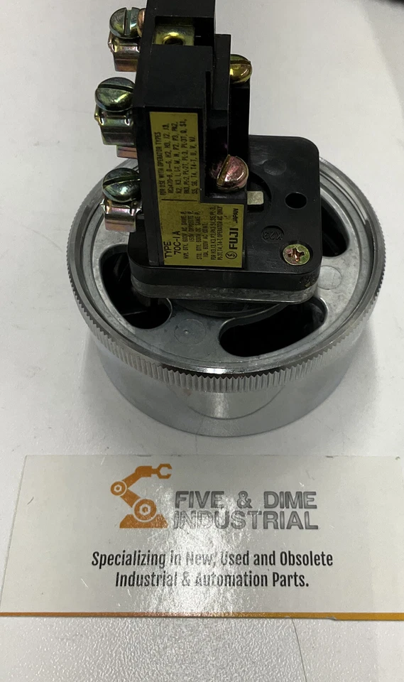 Fuji Eléctrico 70C-1A 2-3/4 Gran Tamaño Negro Pulsador Momentáneo Foto 2 de 4