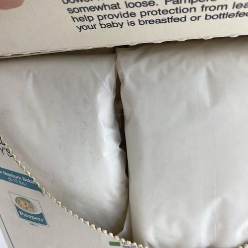 Vintage Plastik Pampers Windeln klein 6 bis 13 Pfund offene Box 1981 1980er *LESEN* - Bild 13 von 22