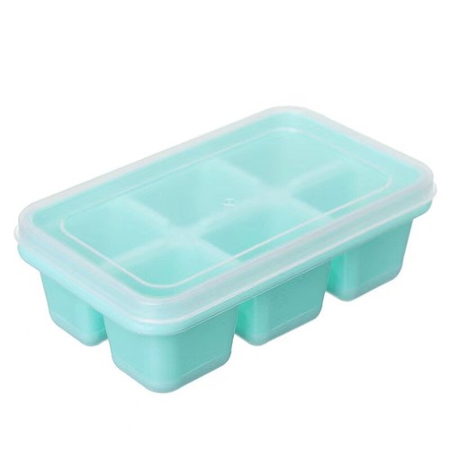 Silikon-Eiswürfelform Mit 6 Gittern Große Kugelform Quadratische Runde : - Bild 18 von 22