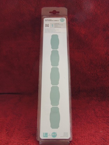 WE R Lifestyle Crafts Cutting Die Border Punch RECTANGLE LABELS PUNCHES 03820-7 - Picture 1 of 3
