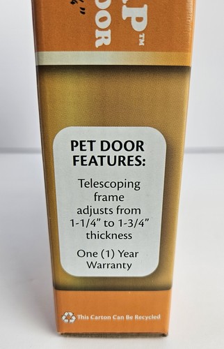 Ideal Pet Products Gato Solapa Puerta Gato Pequeña Cerradura 4 Vías Uso Interior/Exterior ¡Nuevo! - Imagen 8 de 12