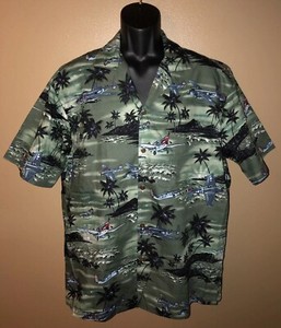 Army hawaiian shirt Clearance
