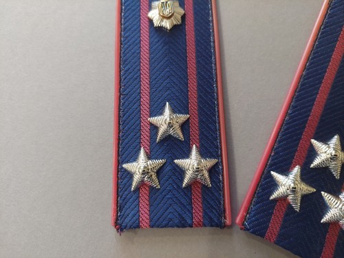 Ukrainian Police 90s. Shoulder Straps Colonel. Original. Epaulets - Picture 3 of 19