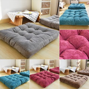 Soft Sofa Chair Corduroy Cushions Seat Square Floor Garden Dining