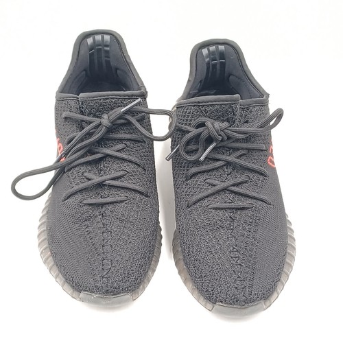 Adidas Yeezy Boost 350 V2 Black Red Low Bred Size 7. Pre-owned - Picture 3 of 8