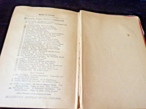 1893 The Scarlett Letter by Nathaniel Hawthorne Book-Salem Edition - Picture 12 of 12