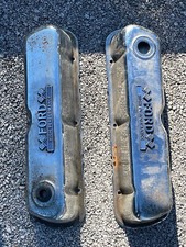 Vintage Ford Motorsport Chrome Valve Covers  302 Ranchero Torino Etc