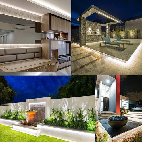 Main UK Plug in LED Strip 3014 Outdoor Garden Kitchen Lights Waterproof Rope - Picture 12 of 15
