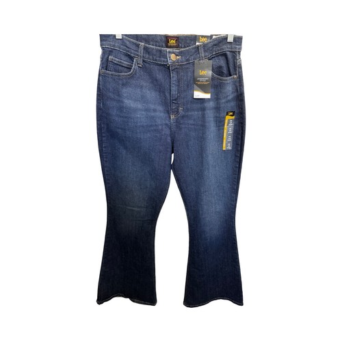 Lee Flare Leg Legendary Style Größe 14 kurze Jeans, innere Stärke, 5 Pkt, Mid-Rise - Bild 3 von 11