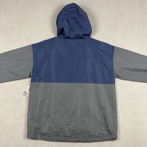 NWT Michigan Wolverines Jacket Womens Large Gray/Blue Anorak Windbreaker Lined - Picture 2 of 13
