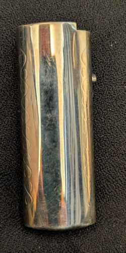 Vintage Bic Lighter Sleeve Holder with El Jebel Symbol On Front . Made in U.S.A. - Picture 2 of 2