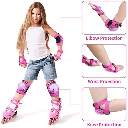 SKL niños/niños rodillero codo protector juego talla M - Imagen 5 de 6