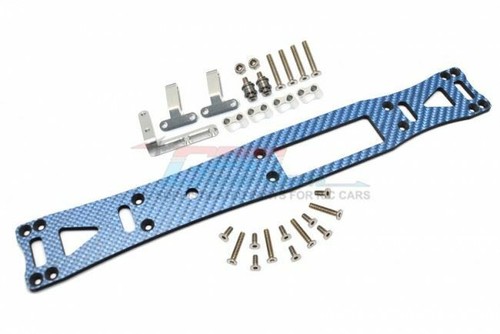 GPM GTA8014B GRAPHITE BLUE / SILVER UPPER DECK 1/10 RC TAMIYA TA08 PRO CAR - Picture 8 of 14