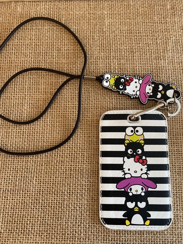 Hello Kitty 40th Anniversary Sanrio Stretchy Lanyard ID Holder Claire’s New
