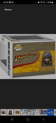 Figurine - Pop! Movies - Indiana Jones - Boulder Escape - N° 1360 - Funko - Bild 2 von 2