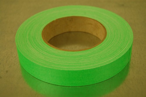 1 Inch UV Glow Blacklight Reactive Fluorescent Gaffer Tape 1 Roll x 50 Yards - Picture 6 of 13