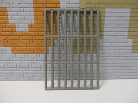(N2/11) Lego 1x 6046 Grid Trap Gate 9x13 Vintage Dark Gray 6086 6090 5975