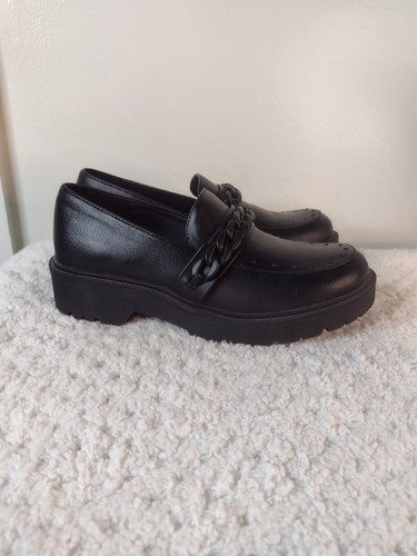 Report Hayden Chunky Loafers Womens Size 7.5 Chain Lug Y2K Platform