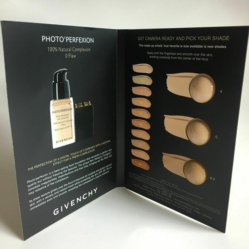 Lot of 2 GIVENCHY PHOTO PERFEXION FLUID FOUNDATION SPF 20 Samples NEW - Picture 2 of 5