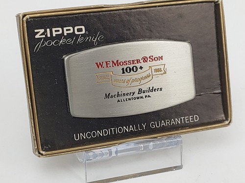 ZIPPO #7800 KNIFE "W.F. MOSSER & SON 100+ Years of Progress" in Original Box! - Picture 2 of 10