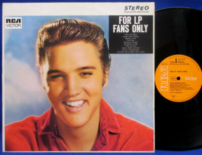 LP ELVIS PRESLEY - FOR LP FANS ONLY /GERMAN ORANGE RCA LSP / VG++ MINT- /LC 0316