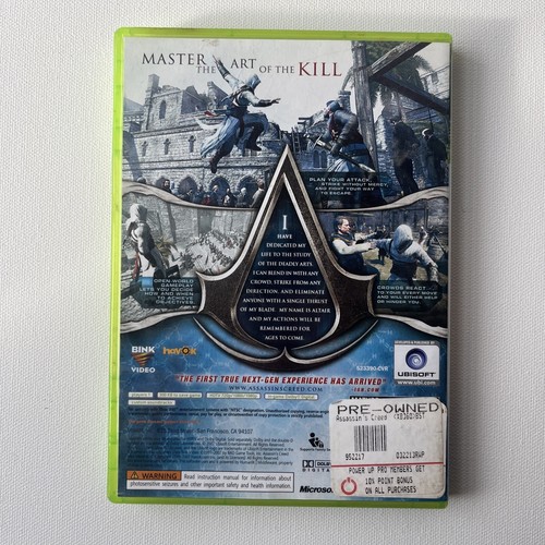 Assassin's Creed (Microsoft Xbox 360, 2007) USADO - Imagen 3 de 3