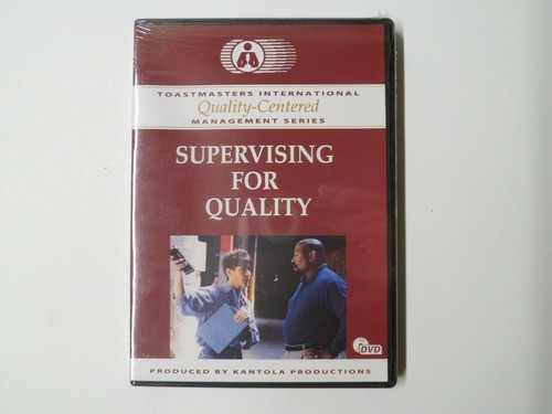 Toastmasters International Management Series Supervising for Quality DVD Sealed - Bild 3 von 3