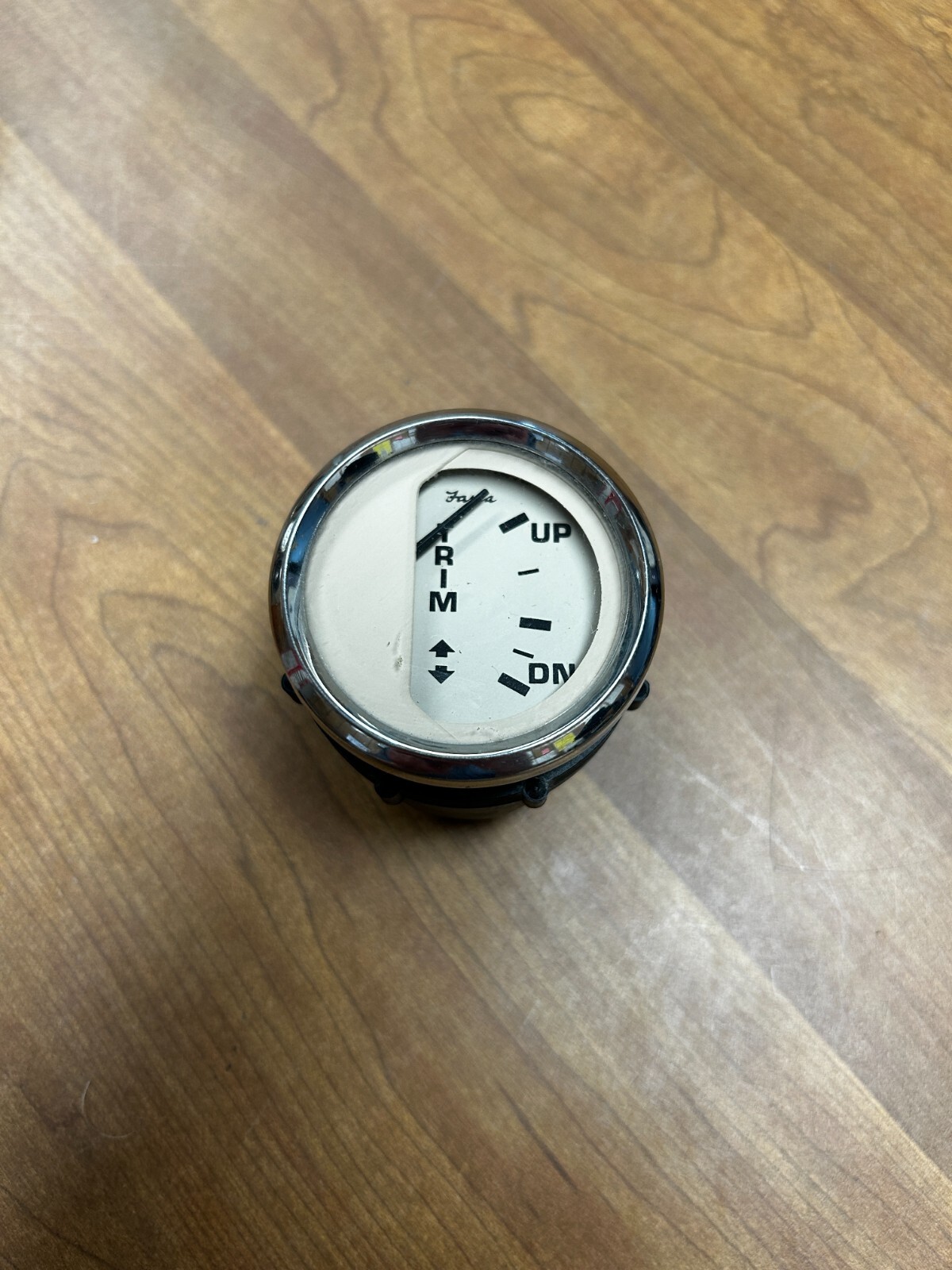 Faria Boat Trim Gauge GP9230A | Euro Beige Mercury Volvo Yamaha 2 Inch