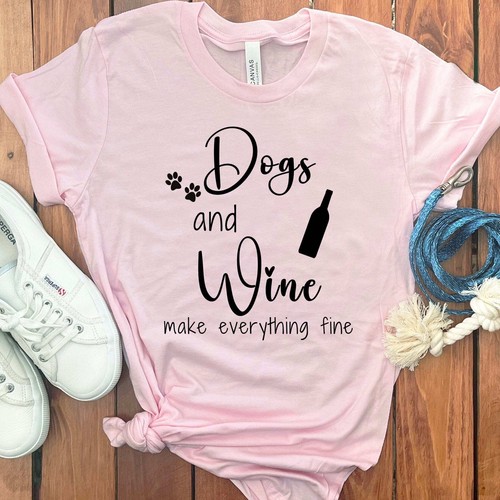 DOGS AND WINE T-SHIRT - Picture 24 of 50