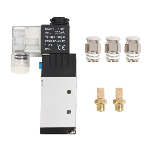 Electroválvula, Electroválvula con Tubo de Aire 8MM, Electroválvula DC24V - Imagen 15 de 18