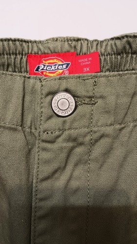Dickies Cargo Pants Women's/Juniors 3X Green High Rise elastic Waist Joggers NWT - Picture 3 of 12